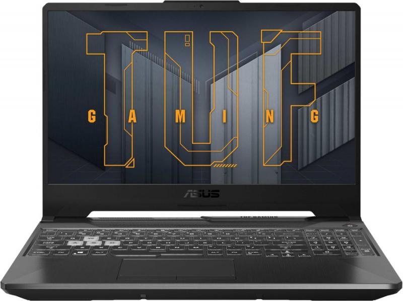 Ноутбук ASUS TUF Gaming А15 FX506HC-HN006 Intel Core i5 11400H/16Gb/512GB SSD/15.6"FHD IPS 144Hz/ GeForce RTX 3050 4Gb/WiFi6/BT/Cam/Illum RGB KB/Without OS/2.6Kg/RU/EN Keyboard/Eclipse Gray/RU_EN_Keyboard