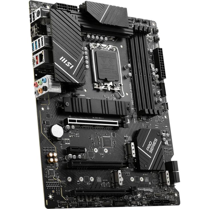 Материнская плата MSI PRO Z790-P DDR4 LGA1700,4DDR4,3PCI-Ex16,1PCI-Ex1,4M.2 ,1USB3.2 Gen2 X2, 6USB3