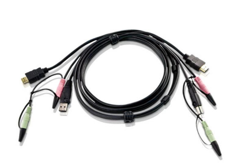 Кабель ATEN Custom USB 2.0 HDMI KVM Cable L:1.8m
