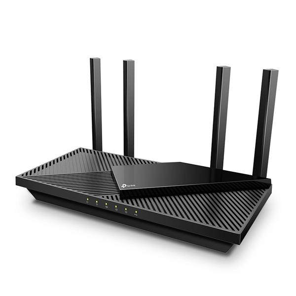  TP-Link Archer AX55, AX3000 Двухдиапазонный Wi-Fi 6 роутер, до 574 Мбит/с на 2,4 ГГц + до 2402 Мбит/с на 5 ГГц, 4 антенны, 1 гигабитный порт WAN + 4 гигабитных порта LAN, порт USB 3.0