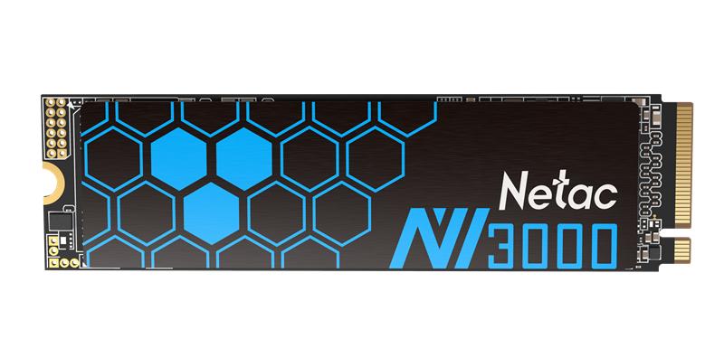 Ssd накопитель Netac SSD NV3000 250GB PCIe 3 x4 M.2 2280 NVMe 3D NAND, R/W up to 3000/1400MB/s, TBW 150TB, with heat sink, 5y wty