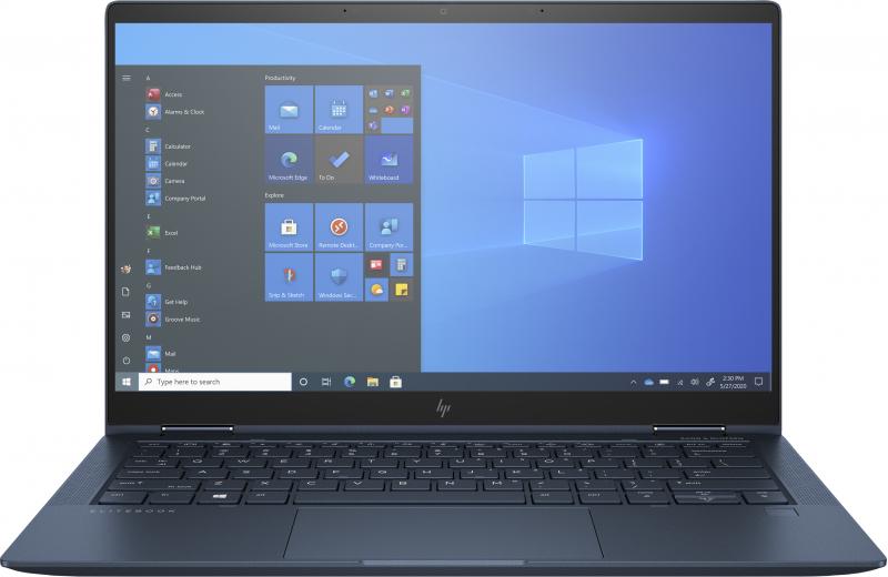 Ноутбук HP Elite Dragonfly G2 Core i7-1165G7,13.3" FHD (1920x1080) IPS Touch 400cd IR LP BV,16Gb LPDDR4X-4266MHz,1Tb SSD,Intel EVO,Mg Chassis,ENG/RU Kbd Bl+SR,56Wh,B&O Audio,1kg,2y,Galaxy Blue,Win10Pro Multi