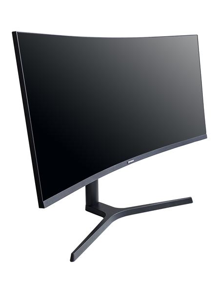 Монитор IRBIS NOBLEVIEW 34'' LED Monitor Curved 3440x1440, 21:9, VA, 400 cd/m2, 4000:1, 3ms, HDMI, DP, USB-C(65W), USB-Ax2, USB-B, PJack, Audio output, 165Hz, Tilt, Height, внешн. бп, VESA, Black NEW