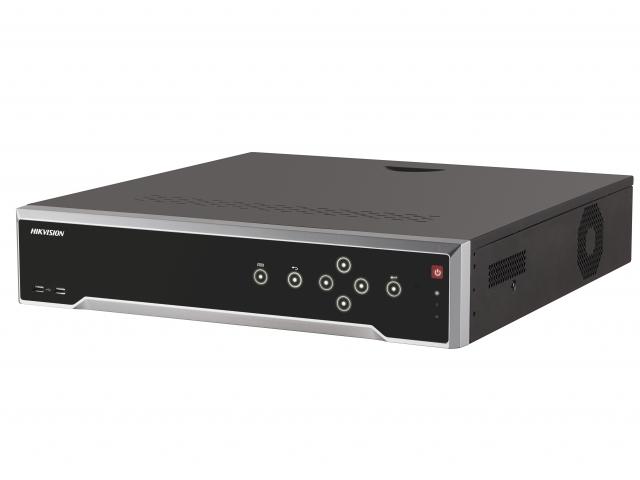 Камера Hikvision DS-7716NI-K4/16P 16-ти канальный с PoE, видеовход: 16 каналов; аудиовход: двустороннее аудио 1 канал RCA; видеовыход: 1 VGA до 1080Р, 1 HDMI до 4К; аудиовыход: 1 канал RCA