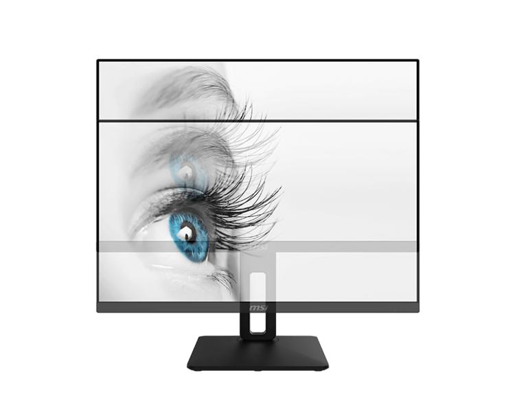 Монитор MSI PRO MP242P 23.8" 16:9 FHD(1920x1080 ) IPS Flat,5ms(GTG),1000:1,100M:1,250nit,178/178,HDMI 1.4,VGA(D-Sub),Tilt,Swivel,Height,Pivot,VESA,75Hz,Black,1y war-ty