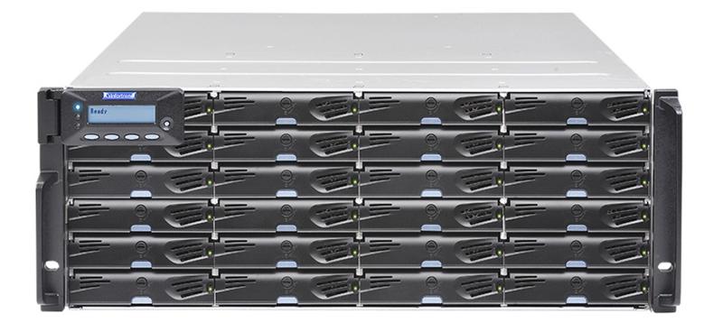 Система хранения данных EonStor DS 3000U 4U/24bay,dual redundant subsystem,2x12Gb/s SAS ports,8x1G iSCSI ports,4x host board,2x4GB RAM,2x(PSU+FAN),2x(SuperCap+Flash),24xSAS SFF/LFF,1xRail kit(ESDS 3024RUC-C)
