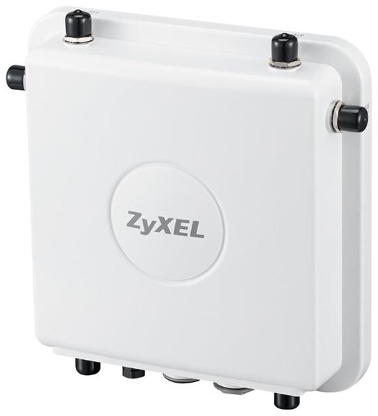  Гибридная уличная точка доступа Zyxel NebulaFlex Pro WAC6553D-E, 802.11a/b/g/n/ac (2,4 и 5 ГГц), внешние N-type антенны 3x3 (отдельно), до 450+1300 Мбит/с, 1xLAN GE, IP66, PoE only
