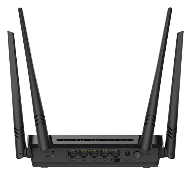 Маршрутизатор D-Link DIR-822/RU/E1A, Wireless AC1200 Dual-Band Router with 1 10/100Base-TX WAN port and 4 10/100Base-TX LAN ports.802.11b/g/n compatible, 802.11AC up to 866Mbps,1 10/100Base-TX WAN port, 4 10/100B