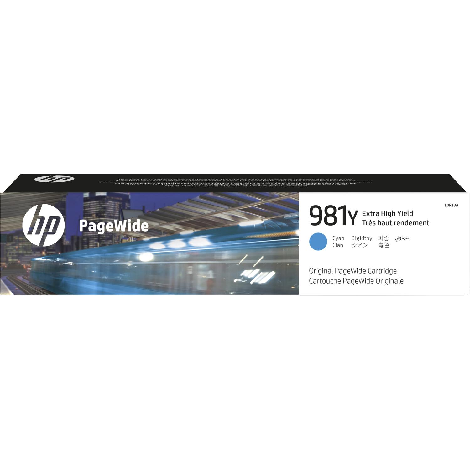 Картридж Cartridge HP 981Y для PageWide 556/586/E58650, голубой (16 000 стр.)