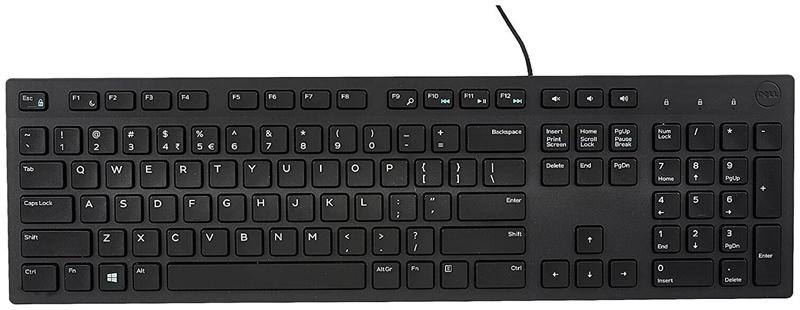 Клавиатра Dell Keyboard KB216; USB; Black; English version