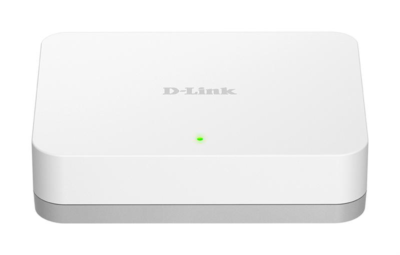 Коммутатор D-Link DGS-1005A/F1A, L2 Unmanaged Switch with 5 10/100/1000Base-T ports.2K Mac address, Auto-sensing, 802.3x Flow Control, Stand-alone, Auto MDI/MDI-X for each port, Plastic case.Manual + External