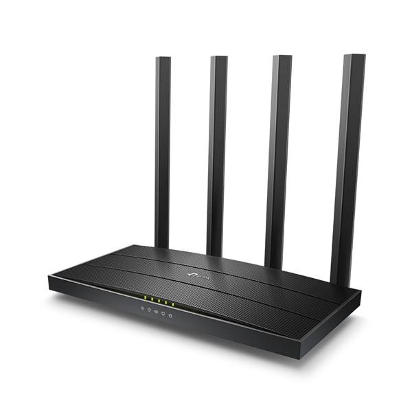  TP-Link Archer C80, AC1900 Двухдиапазонный Wi Fi роутер, до 600 Мбит/с на 2,4 ГГц + до 1300 Мбит/с на 5 ГГц, 4 антенны, 1 гигабитный порт WAN + 4 гигабитных порта LAN