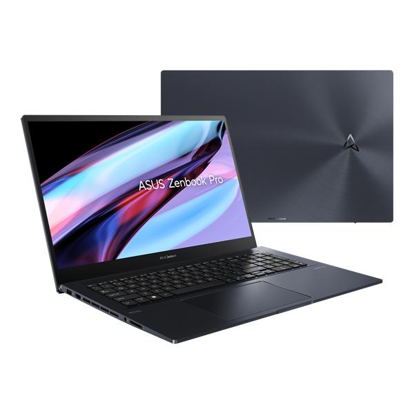 Ноутбук ASUS Zenbook Pro 17 UM6702RC-M2077W AMD Ryzen 7 6800H/16Gb/1Tb SSD M2/GF RTX 3050 4Gb/17,3" IPS WQHD (2560 x 1440) 165Hz/WiFi6E/BT/NumPad 2.0/Windows 11 Home/2.35Kg/Tech Black/RU_EN_Keyboard