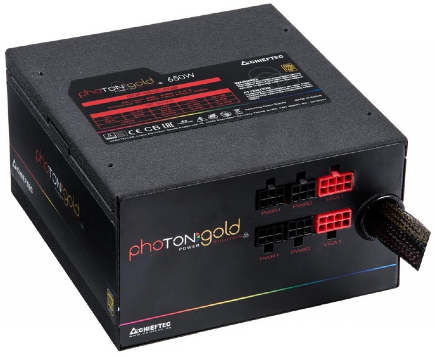 Блок питания Chieftec Photon Gold GDP-750C-RGB BOX