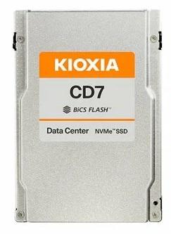 Ssd накопитель KIOXIA Enterprise SSD 7680GB U.3 15mm (2,5" SFF) CD7-R, NVMe 1.4/PCIe 4.0 1x4, R6450/W5600MB/s, IOPS(R4K) 1100K/180K, MTTF 2,5M, 1DWPD/5Y (Read Intensive), BiCS Flash™