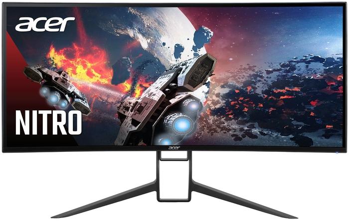Монитор 34" ACER Nitro XR343CKPbmiipphuzx ,21:9, IPS, HDR 400,3440x1440, 180Hz(over)  DP, TypeC, 1ms ,  550 (HDR 400 )nits, 2xHDMI + 2xDP + Type-C(PD85W) + USB3.0x4+USB-B + Колонки 7Wx2, 98% DCI-P3