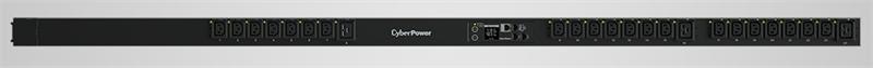 Панель питания распределительная CyberPower PDU PDU41404 Switched, 0U type, 16Amp, plug IEC 309 16A, (21) IEC 320 C13 (3) IEC 320 C19