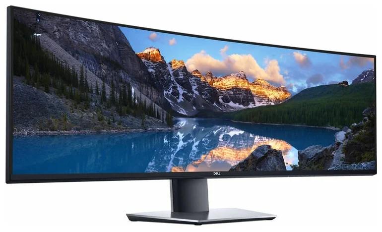 Монитор Dell 49"     U4919DW Curved  BK/BK ( IPS; 32:9; 350 cd/m2; 1000:1/2M:1; 5120 x1440; 5ms; 178/178;  2HDMI; DP;  USB Type-C; 7xUSB 3.0; HAS; Tilt) ВАЖНО:БЕЗ EU кабеля пит в компл