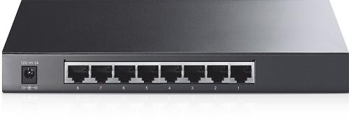  TP-Link 8-портовый гигабитный настольный Smart коммутатор, 8 портов RJ45 10/100/100 Мбит/с