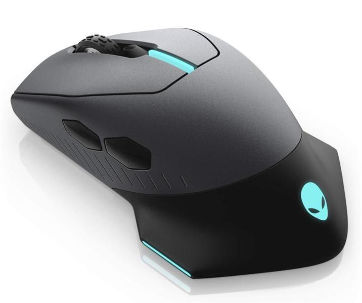 Мышь Dell Mouse AW610M Alienware; Gaming; Wired/Wireless; USB; Optical; 16000 dpi; 7 butt; Dark side of the moon