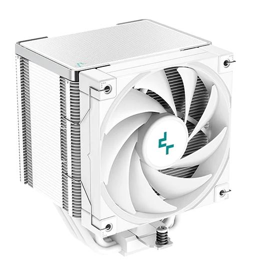 Кулер для процессора DEEPCOOL AK500 WH LGA20XX/1700/1200/115X/AM5/AM4 (9шт/кор, TDP 240W, PWM, Fan 120mm, 5 тепл. Трубок, Copper Base, белый) RET