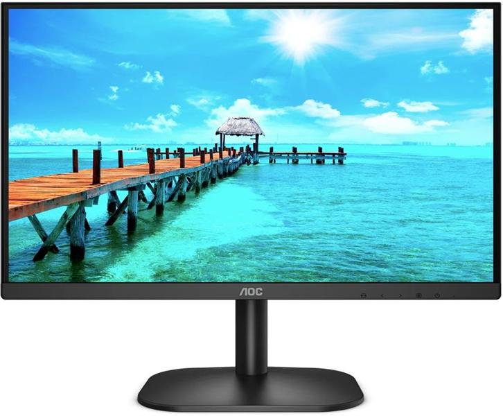 Монитор 23,8" AOC 24B2XDA 1920x1080 75 IPS W-LED 16:9 4ms(GtG) VGA DVI HDMI 20M:1 1000:1 178/178 250cd Speakers Tilt Black