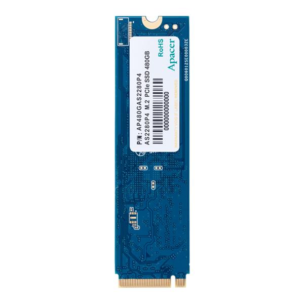 Твердотельный накопитель Apacer SSD AS2280P4 256Gb M.2 2280 PCIe Gen3x4, R2100/W1300 Mb/s, 3D TLC, MTBF 1.5M, NVMe 1.3, 200TBW, Retail, 3 years (AP256GAS2280P4-1)