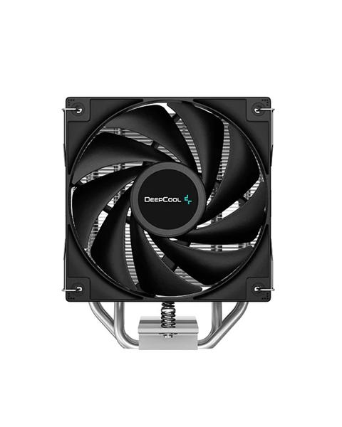 Кулер для процессора DEEPCOOL AG400 LGA1700/1200/115X/AM5/AM4 (18шт/кор, TDP 220W, PWM, Fan 120mm, 4 тепл. Трубки, черный) RET