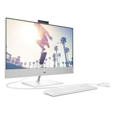 Моноблок HP Pavilion I 27-ca1047ci NT 27" FHD(1920x1080) Core i5-12400T, 8GB DDR4 3200 (2x4GB), SSD 512Gb, Intel Internal graphics, no DVD, kbd&mouse wired, 5MP Webcam, White,FreeDOS, 1Y Wty