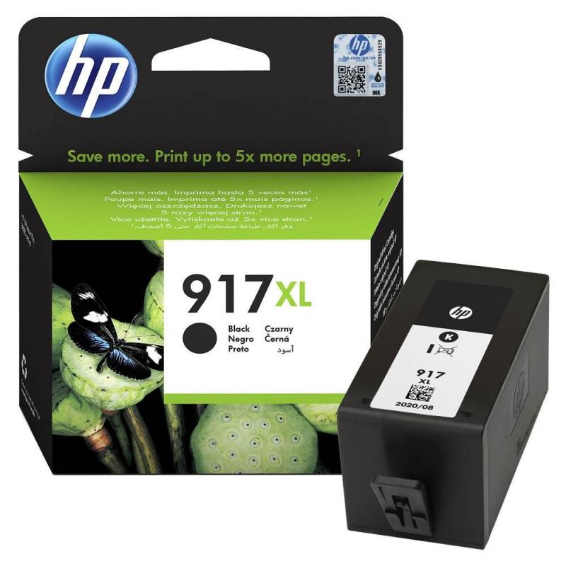  Cartridge HP 917XL для OfficeJet 8013/8023/8025, черный (1500 стр)