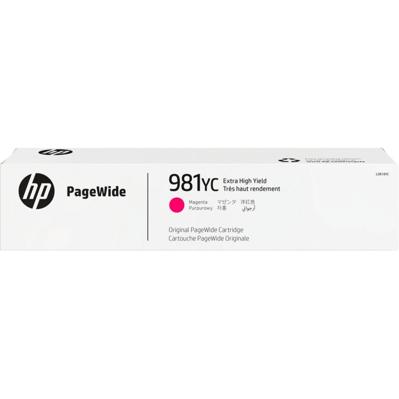 Запасная часть MPS A4 Картридж HP 981YC для PageWide Managed MFP E58650, пурпурный (16 000 стр.)