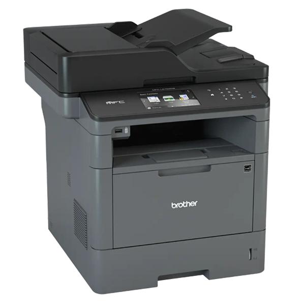 Монохромные лазерные устройства Brother MFC-L5700DN, P/C/S/F, A4, 40 стр/мин, 256 Мб, Duplex, ADF50, LAN, USB, старт.картридж 2000 стр. официальная гарантия 1 год