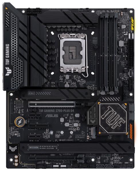 Материнская плата ASUS TUF GAMING Z790-PLUS D4, LGA1700, Z790, 4*DDR4, HDMI+DP, 4xSATA3 + RAID, M2, Audio, Gb LAN, USB 3.2, USB 2.0, ATX; 90MB1CQ0-M0EAY0