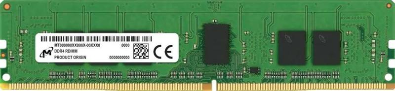 Оперативная память Micron DDR4 RDIMM 16GB 1Rx8 3200 MHz ECC Registred MTA9ASF2G72PZ-3G2, 1 year, OEM