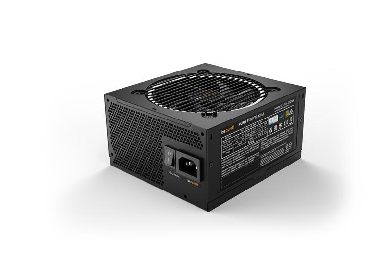 Блок питания be quiet! Pure Power 12 M 1000W / ATX 3.0, 80 PLUS Gold, LLC+SR+DC-DC, 120mm fan, semi-modular / BN345