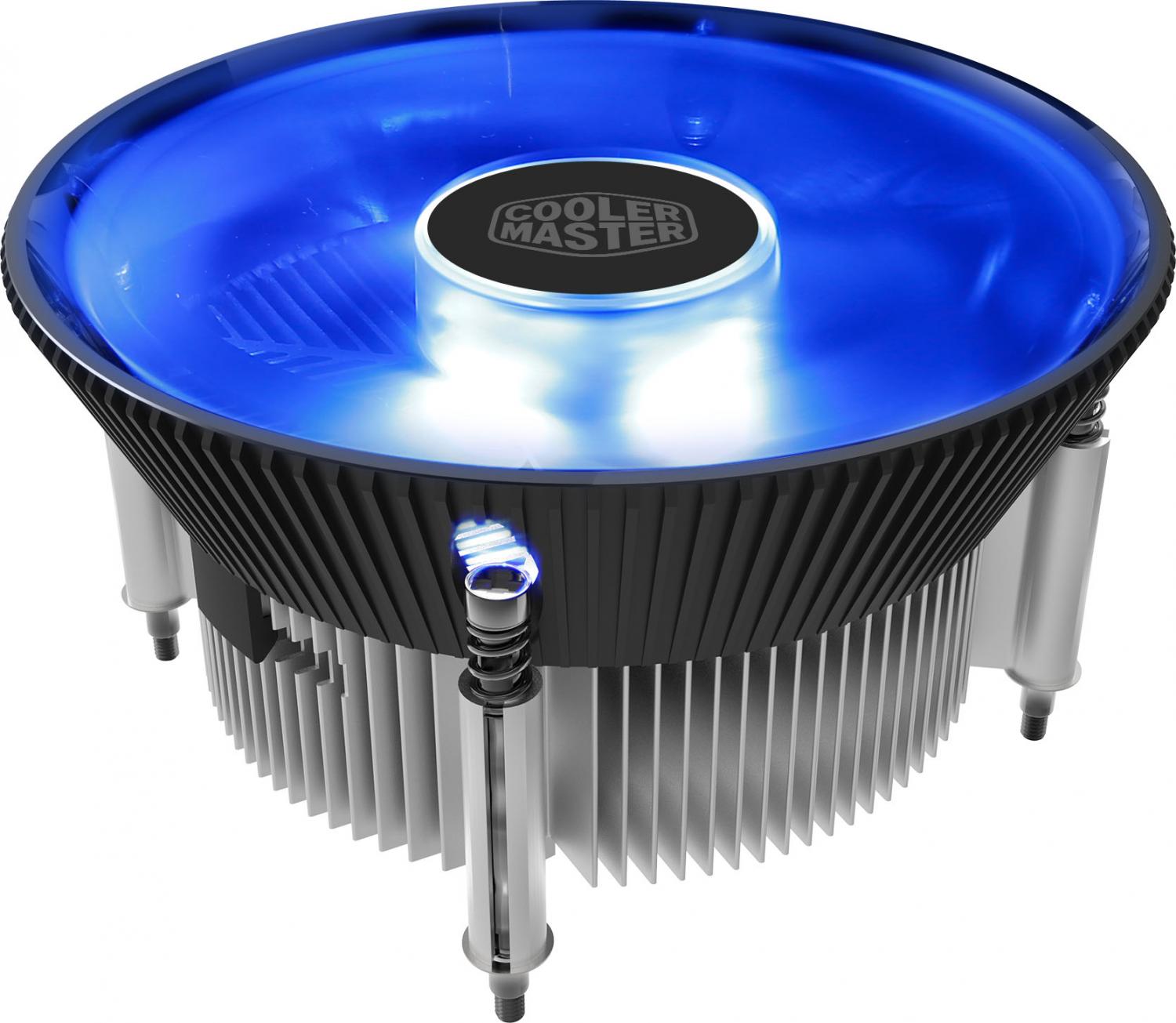 Кулер cpu Cooler Master CPU Cooler I70C, Intel 115x, 95W, Blue LED Fan, Al, 3pin