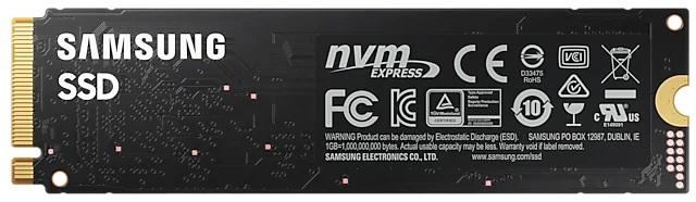 Твердотельный накопитель SSD M.2 (PCI-E NVMe) 250Gb Samsung 980 (R2900/W1300MB/s) (MZ-V8V250BW) 1year