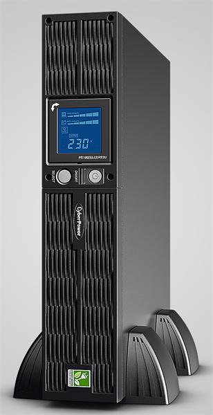 Источник бесперебойного питания CyberPower PR1000ELCDRT2UA Line-Interactive 1000VA/900W USB/RS-232/Dry/EPO/SNMPslot/RJ11/45 (8 IEC С13)