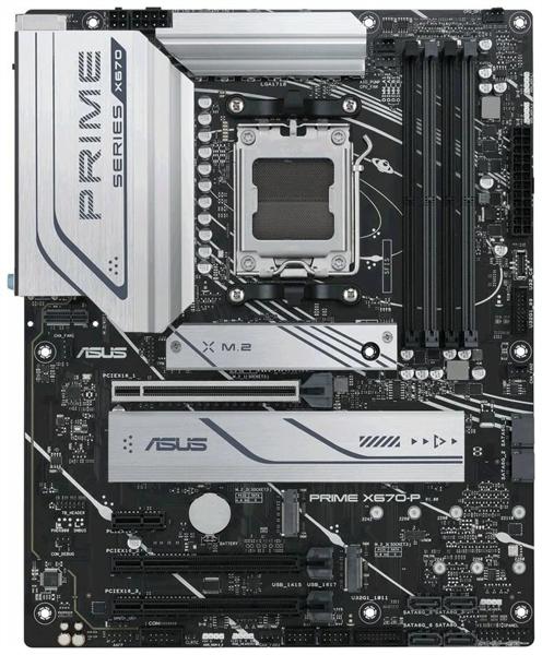 Материнская плата ASUS PRIME X670-P, Socket AM5, X670, 4*DDR5, HDMI+DP, 6xSATA3 + RAID, M2, Audio, Gb LAN, USB 3.2, USB 2.0, ATX; 90MB1BU0-M0EAY0