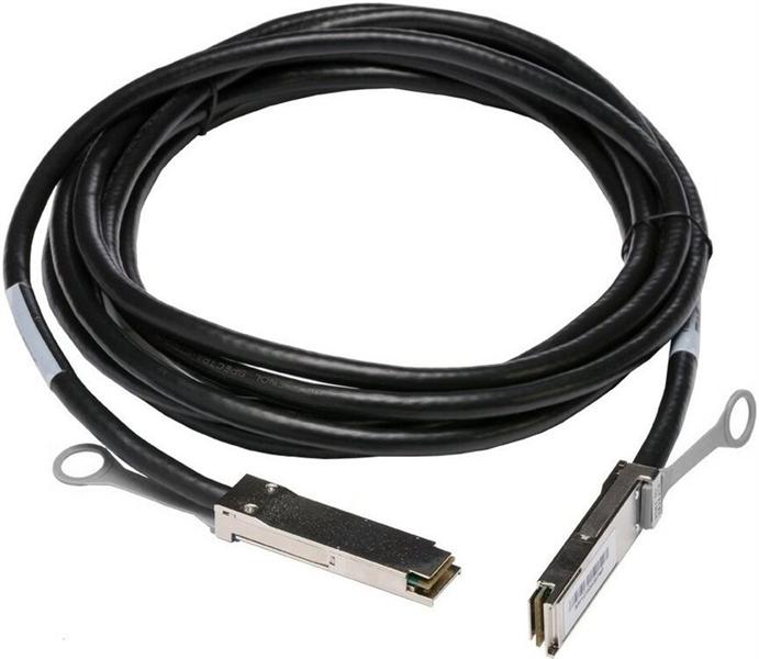  FiberTrade Кабель прямого подключения FT-QSFP+CabP-AWG26-2 (40G, 26AWG витая пара, QSFP+, 2м)