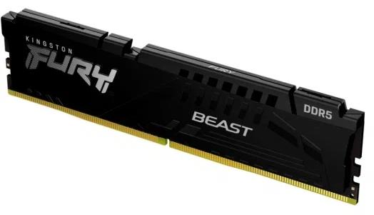 Оперативная память Kingston DDR5 32GB 6000MT/s DDR5 CL40 DIMM FURY Beast Black XMP