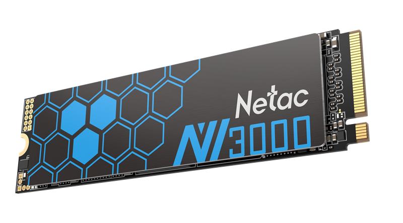 Ssd накопитель Netac SSD NV3000 250GB PCIe 3 x4 M.2 2280 NVMe 3D NAND, R/W up to 3000/1400MB/s, TBW 150TB, with heat sink, 5y wty