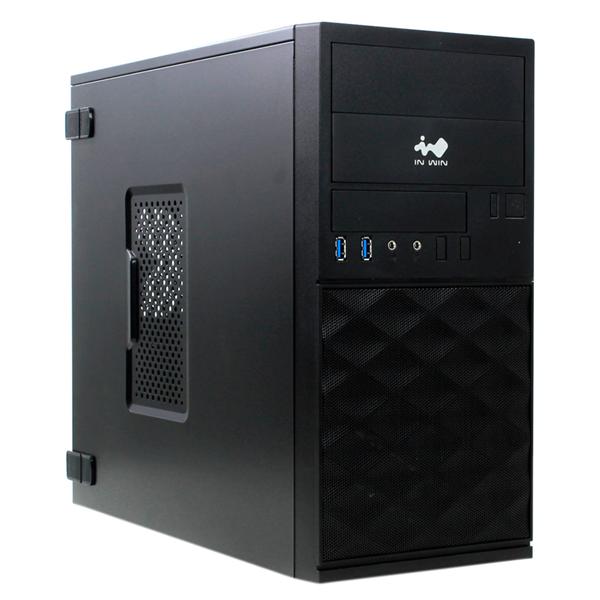 Корпус Mini Tower InWin EFS052 Black 600W RB-S600BQ3-3 U3*2 +A(HD)+ front fan holder+ Screwless mATX
