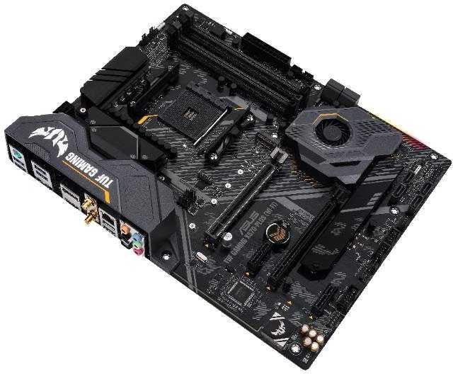 Материнская плата ASUS TUF GAMING X570-PLUS (WI-FI), Socket AM4, X570, 4*DDR4, CrossFireX, HDMI + DP, SATA3 + RAID, Audio, Gb LAN, USB 3.2*9, USB 2.0*4, COM*1 header (w/o cable), ATX ; 90MB1170-M0EAY0