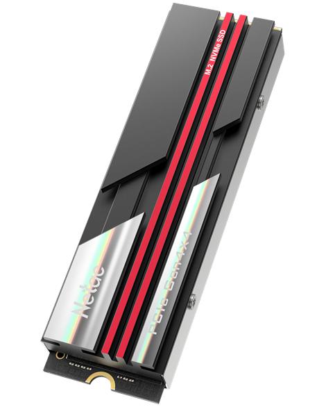 Ssd накопитель Netac SSD NV7000 2TB PCIe 4 x4 M.2 2280 NVMe 3D NAND, R/W up to 7200/6800MB/s, TBW 1400TB, with heat sink, 5y wty