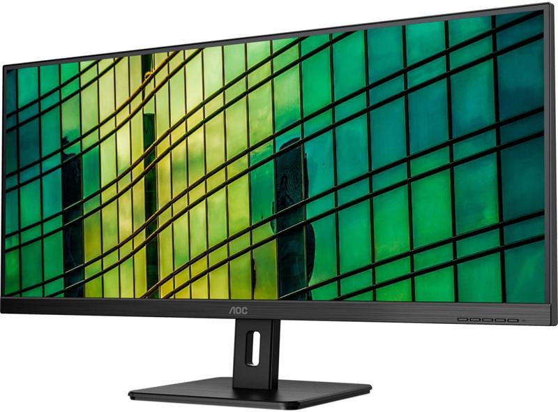 Монитор 34" AOC Q34E2A 2560x1080@75Гц IPS LED 21:9 4ms HDMI DP 50M:1 178/178 300cd HAS Tilt Swivel 2*Speakers3w Black A