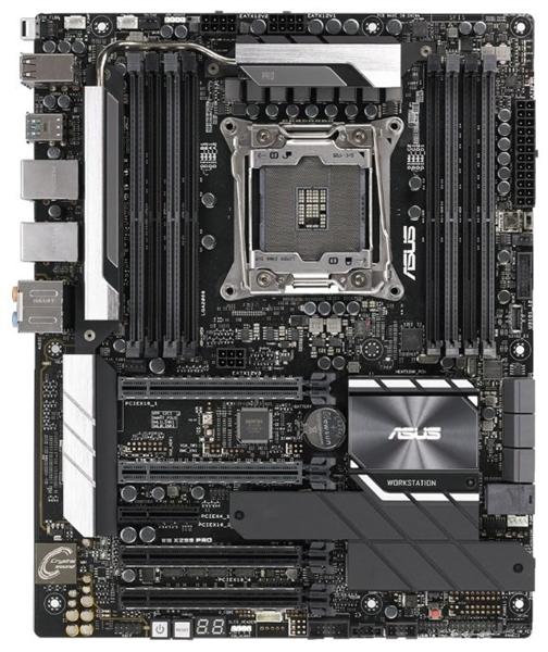 Серверная материнская плата ASUS Motherboard WS X299 PRO / LGA-2066,X299,8DIMM,6xSATA 6Gb/s p,1xU.2,5PCIE,3Y Wr