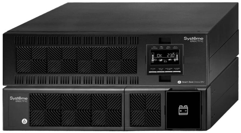 Источник бесперебойного питания Systeme Electriс Smart-Save Online SRV, 10000VA/9000W, On-Line, Extended-run, Rack 5U(Tower convertible), LCD, Out: Hardwire, SNMP Intelligent Slot, USB, RS-232