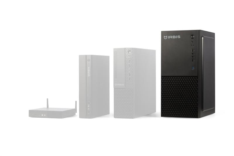 Системный блок IRBIS Groovy, Midi Tower, 250W, AMD Ryzen 5 5600G (6C/12T - 3.9Ghz), 16GB DDR4, 256GB SSD, Wi-Fi6, BT5, No KB&Mouse, DOS, 1Y