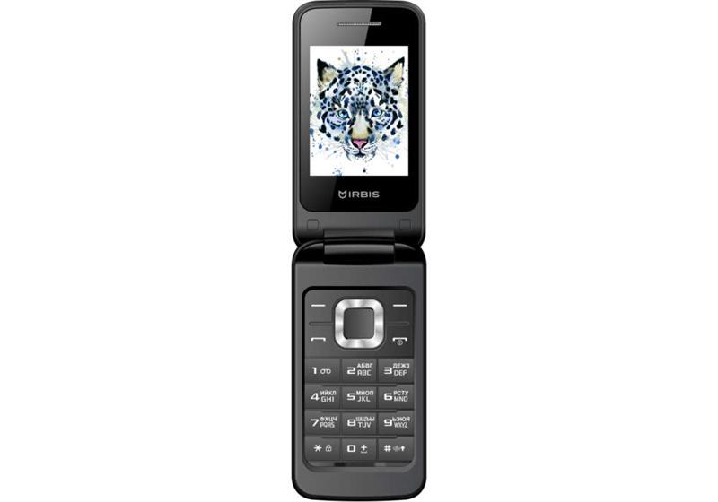 Мобильный телефон IRBIS SF08, 2.4" (240x320), 2xSimCard, Bluetooth, microUSB, MicroSD, Black (незначительное повреждение коробки)